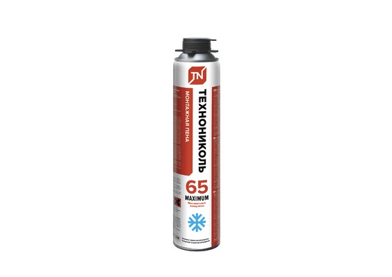 Пена монтажная профессиональная ТЕХНОНИКОЛЬ 65 MAXIMUM зимняя